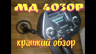 Мой первый металлоискатель МD 4030P.Краткий обзор.