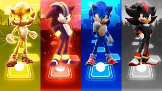 Super Sonic vs DarkSpine Sonic vs Sonic vs Shadow - (Dance Monkey x Bad Karma x Astronaut x Soldier)