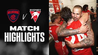 Melbourne v Sydney Swans Highlights | Qualifying Final, 2022 | AFL