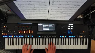 BEGUINE MEDLEY played on the  Yamaha Genos 2