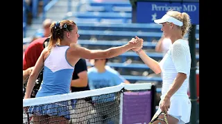 Caroline Wozniacki vs Camila Giorgi New Haven 2014 Highlights