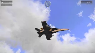 Funny Moment--ARMA 3 Flying F/A-18 Super Hornets