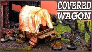 Covered Wagon Terrain Build for Dungeons and Dragons, Frostgrave, and Wargaming!