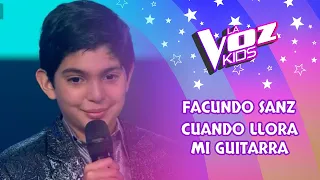 Facundo Sanz | Cuando llora mi guitarra | Conciertos en vivo | Temporada 2022 | La Voz Kids