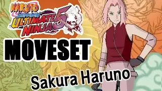 Naruto Ultimate Ninja 5 (PS2) - Sakura Moveset