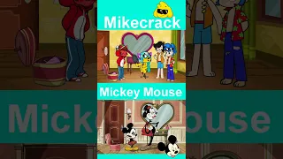 MIKECRACK COPIA A MICKEY MOUSE 😱 LAS PERRERIAS DE MIKE VS MICKEY MOUSE  PT 2🍫 #Shorts #Mikecrack #vs