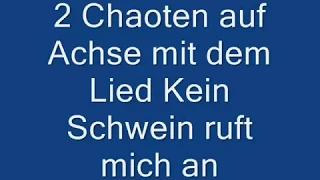 kein Schwein ruft mich an