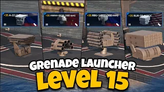 Modern Warships: Test All Grenade Launcher for Ships of Tier 3 ?