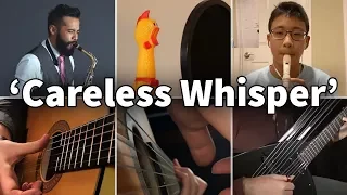 Who Played It Better: Careless Whisper (Chicken, Guitar, Saxophone, Recorder, Harp Guitar)