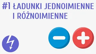 Ładunki jednoimienne i różnoimienne #1 [ Elektrostatyka ]