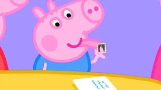 George Pig Uses Grandpa Pig’s Rare Stamp Collection