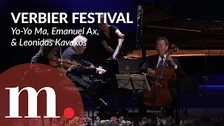 Yo-Yo Ma, Emanuel Ax, and Leonidas Kavakos perform Beethoven trio