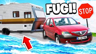 Dacia LOGAN vs RULOTA! Scapa de *INUNDATIE*?