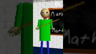 Baldi Doesn't Want Memes In His Math Class