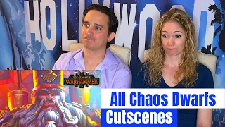 Total War Warhammer 3 Chaos Dwarfs All Cutscenes Reaction