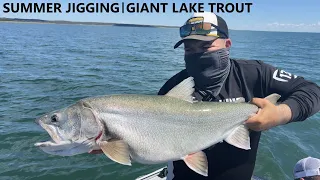 HOW TO Locate and Catch BIG LAKE TROUT Jigging