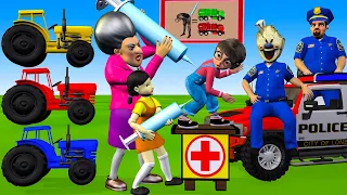 Squid Game (오징어 게임) Police vs Doctor Granny - Scary Teacher 3D Take Care NickSuper Funny Animation