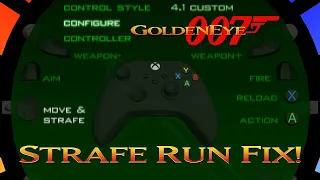 GoldenEye 007 Xbox - How to move fast (Strafe run)