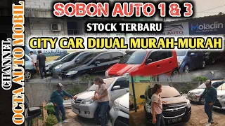 Gudangnya Mobil bekas harga bajong !! Diserbu pedagang dan pemakai di Sobon Auto 1 & 3