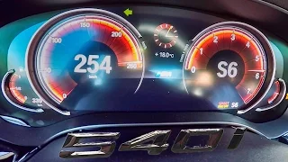 BMW 5 Series G30 540i ACCELERATION & TOP SPEED 0-254 km/h