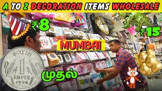 A to Z Party Decoration items Wholesale in Mumbai | Varsha Toys & Gifts | Raju bhai vlogs Tamil