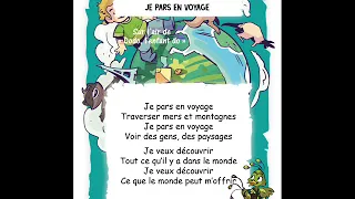 Je pars en voyage - Comptine pour enfants - Gribouille