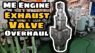 TECHNIQUES FOR ME ENGINE EXHAUST VALVE OVERHAUL| MAN B&W ME SERIES   | SEA LEGEND |