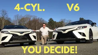 The Great Debate: 2019 Camry XSE 4-cylinder vs XSE V6!