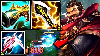 GRAVES TOP BUT 1 AUTO 100% HITS LIKE A TRUCK (2K+ DAMAGE) - S14 Graves TOP Gameplay Guide