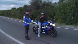 215Km/h instead of 110 in GSX-R