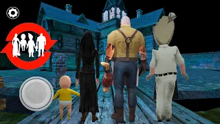 Playing as Mr.Meat, Baby In Yellow, Evil Nun & Rod in Granny 3 | Granny 3 Mod Menu
