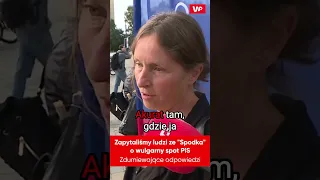 "Nie było żadnego wulgaryzmu". Wyborcy PiS z klapkami na oczach po konwencji w Katowicach #shorts