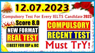 IELTS LISTENING PRACTICE TEST 2023 WITH ANSWERS | 12.07.2023