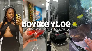 MOVING VLOG 4: MY FIRST WEEK LIVING IN A NEW STATE ALONE! (exploring, shopping, hauls, appts, etc.)