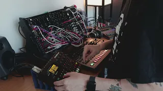 Techno session (raw, deep, hypnotic) | TR8s, Digitone, Modular