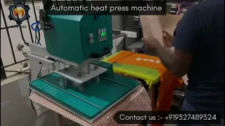 Automatic heat press machine/ t shirt printing machine / DTF t shirt heat press machine