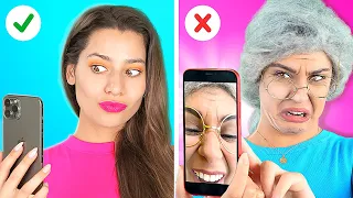 MOI VS MA GRAND-MÈRE || Comportements Drôles De Mamie || Situations Connues par 123 GO! CHALLENGE