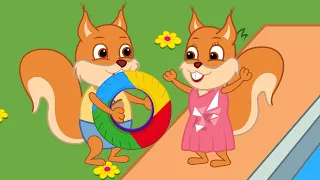 🔴 LIVE Bridie Squirrel in English - Swimming for the First Time Cartoon for Kids