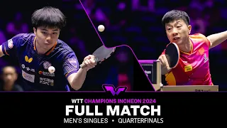 FULL MATCH | MA Long vs LIN Yun-Ju | MS QF | #WTTIncheon 2024