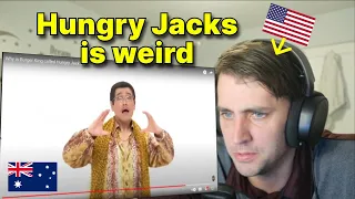 American reacts to Burger King vs Hungry Jacks?