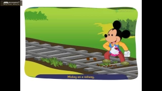 Mickey mouse! Mickey on a railway...Rhyme
