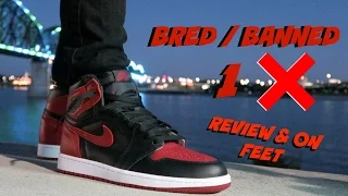 2016 Air Jordan Banned / Bred  1 Review & On Feet