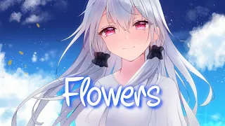 「Nightcore」 Flowers - Lauren Spencer Smith ♡ (Lyrics)