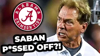 Rohan Davey says Nick Saban is Highly PISSED OFF
