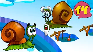 Супер УЛИТКА БОБ №14. Островная история. Часть 1. Игра Snail Bob 2 на канале Хвостик ТВ