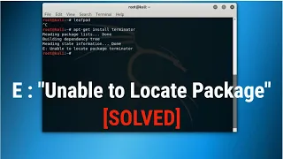 [SOLVED] how to solve "unable to locate package" problem in Linux 2021
