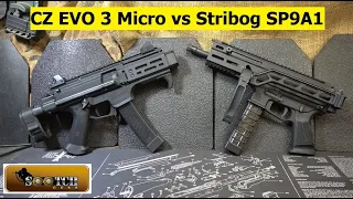 CZ EVO 3 S2 Micro vs Stribog SP9A1 Gen 2