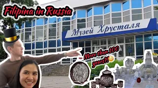 Russian - Filipina Couple Having a Date in Crystal Museum in Russia | The Zinovev’s