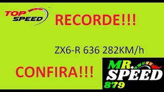 TOP SPEED ZX6R 636 2020 - 282 KM/H SUPERBIKE REMAP KAWASAKI CONFIRA