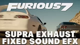 Furious 7 Toyota Supra Sounds (FIXED)